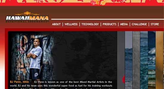 Home Page featuring BJ Penn
