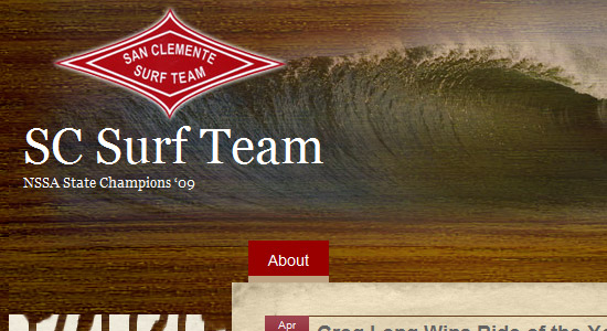 SC Surf Team Header